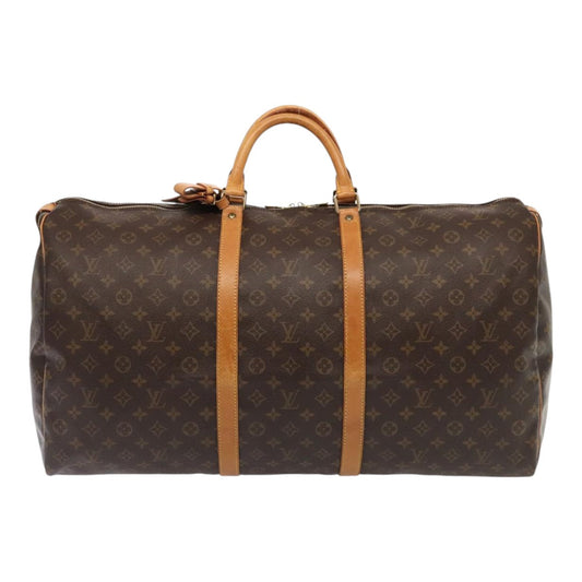 Louis Vuitton Keepall 60 Brown Canvas Travel Bag