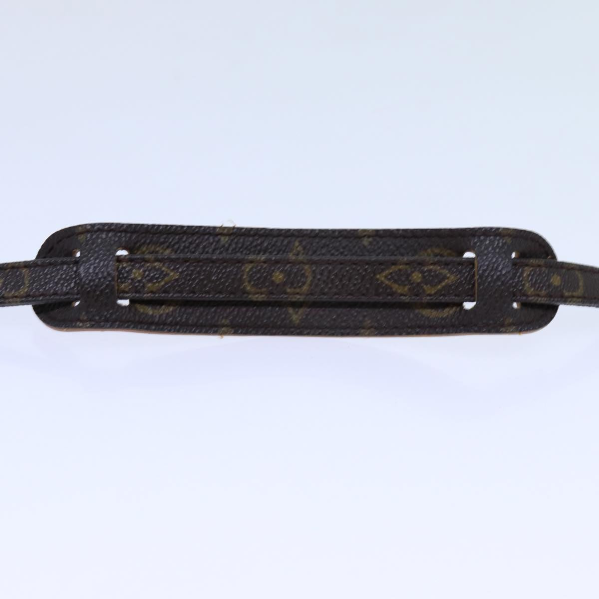Louis Vuitton Shoulder Strap Brown Canvas Bag Jewelry