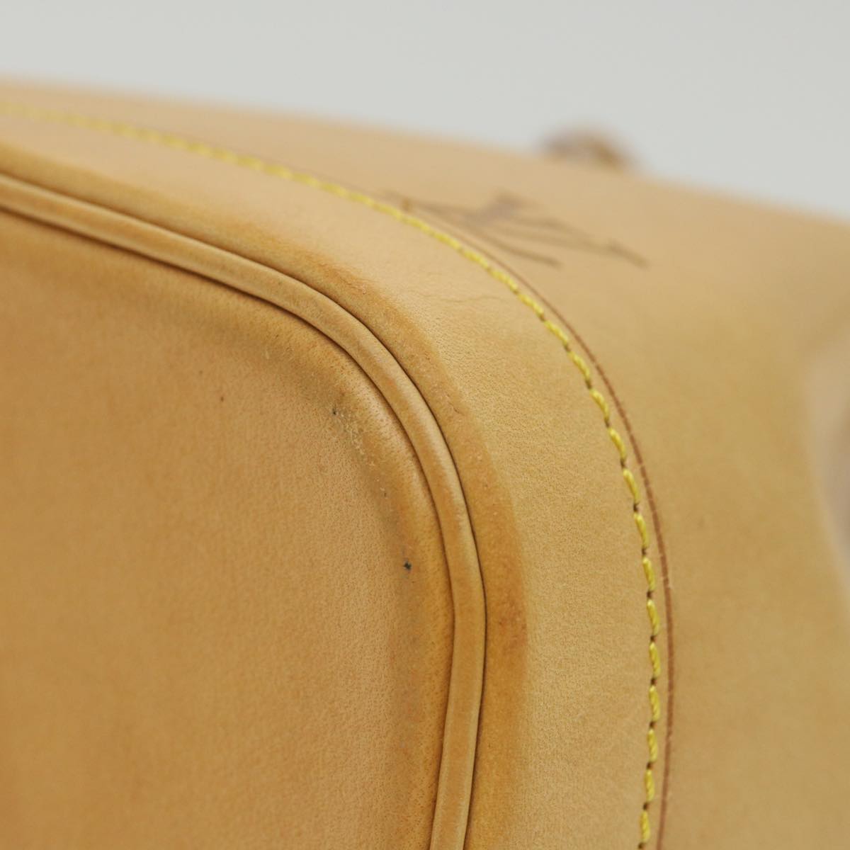 Louis Vuitton Noe Beige Leather Handbag