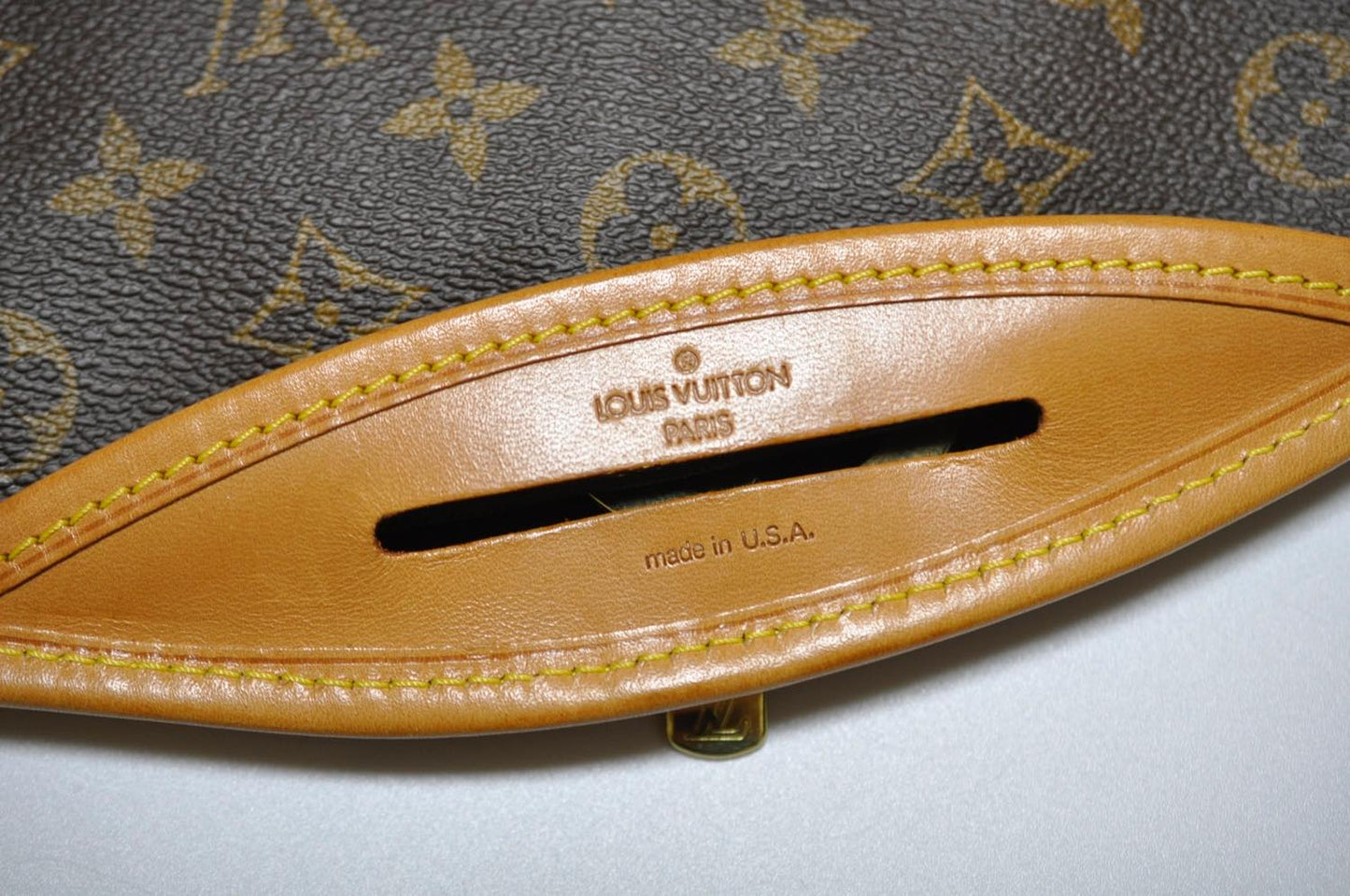 Louis Vuitton Garment Case Camel Canvas Travel Bag