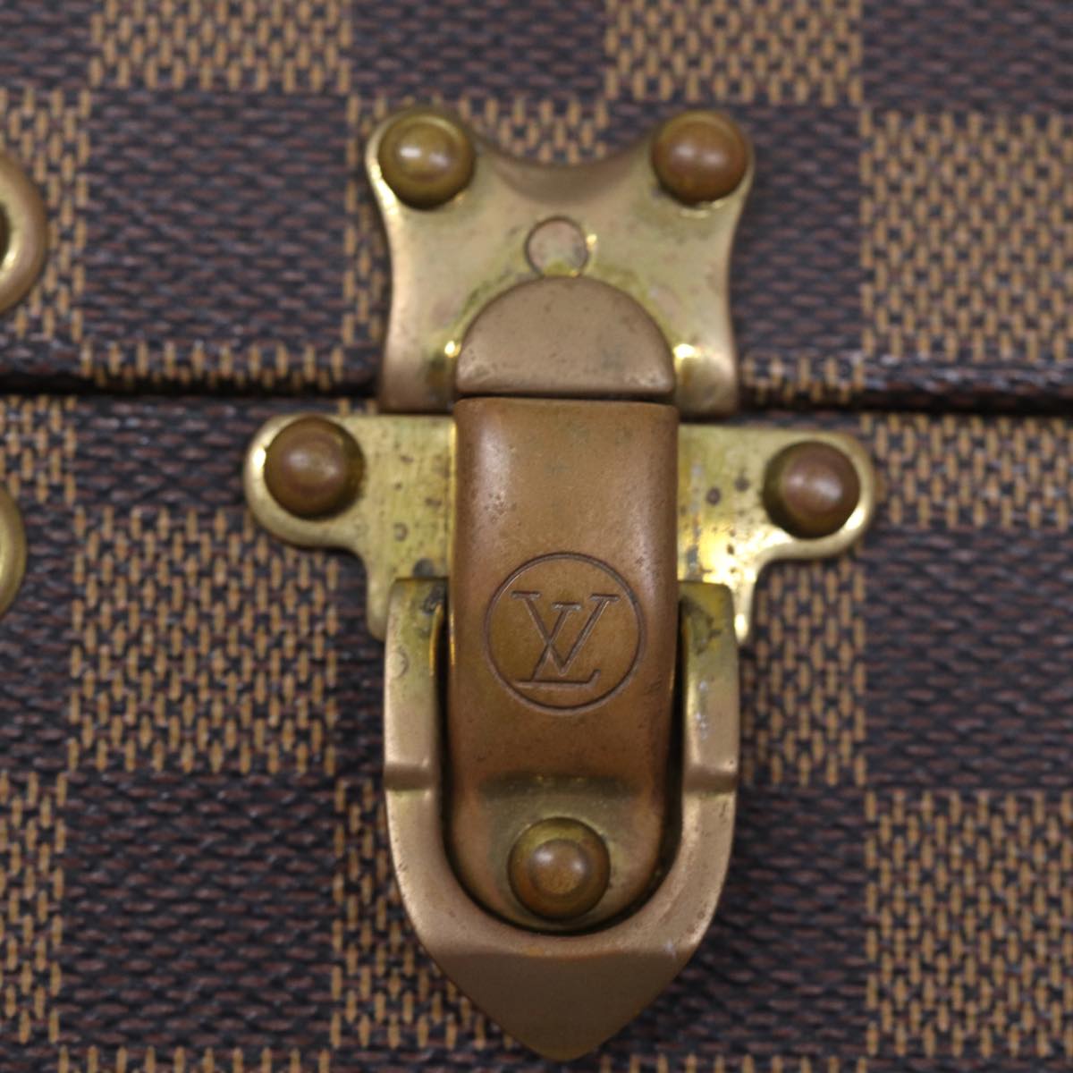 Louis Vuitton Attache Case Brown Canvas Travel Bag