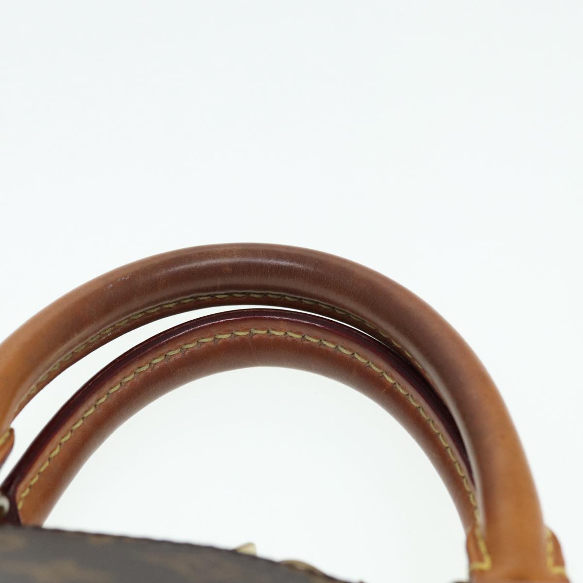 Louis Vuitton Alma Brown Canvas Handbag