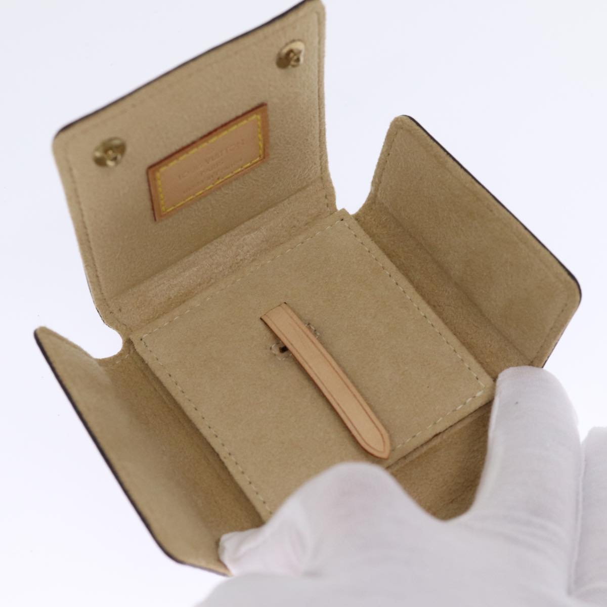 Louis Vuitton Jewelry Case Brown Canvas Jewelleryset Jewelry