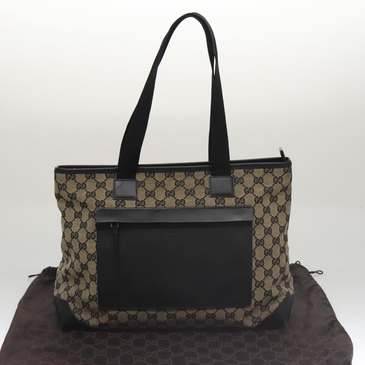 Gucci Gg Canvas Beige Canvas Tote Bag