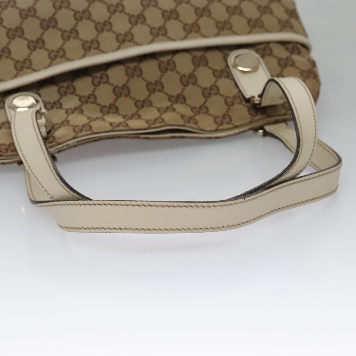 Gucci Charmy Beige Canvas Tote Bag