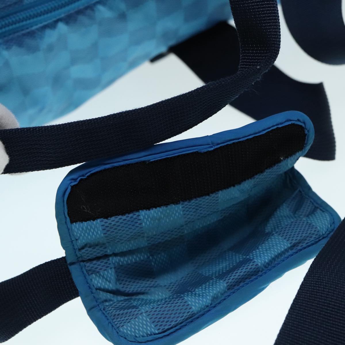 Louis Vuitton Practical Blue Canvas Travel Bag