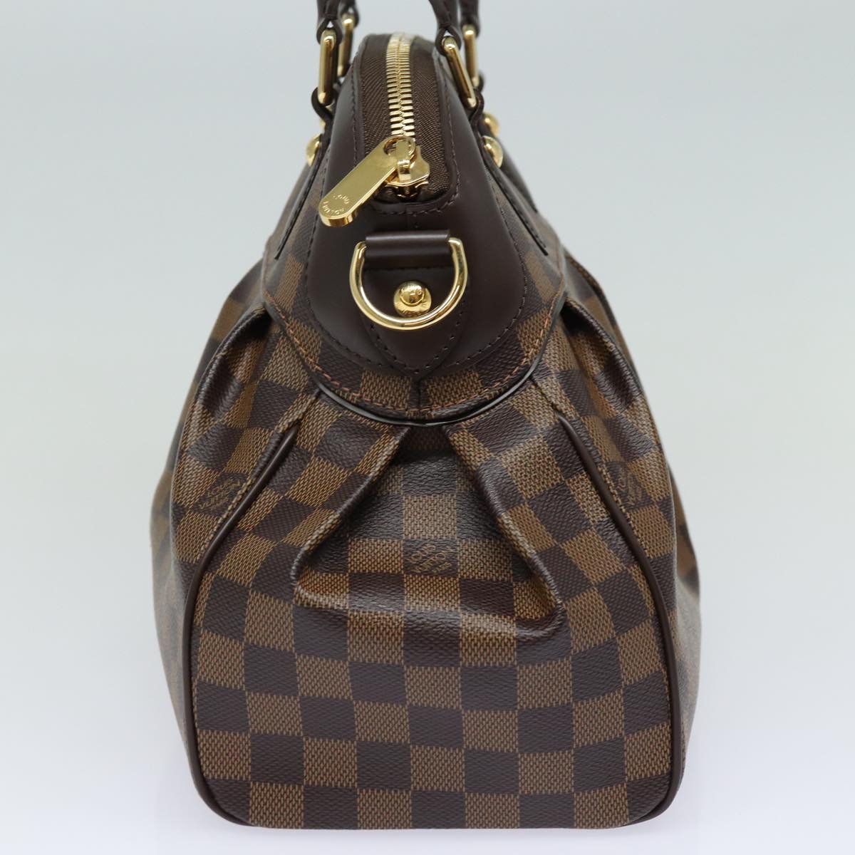 Louis Vuitton Trevi Brown Canvas Handbag