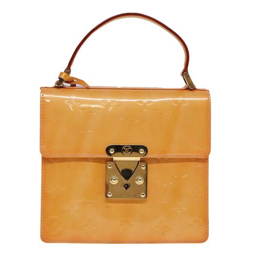 Louis Vuitton Spring Street Yellow Patent Leather Handbag