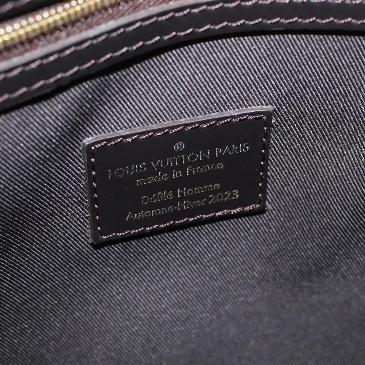 Louis Vuitton Keepall Bandouliere 55 Brown Canvas Travel Bag