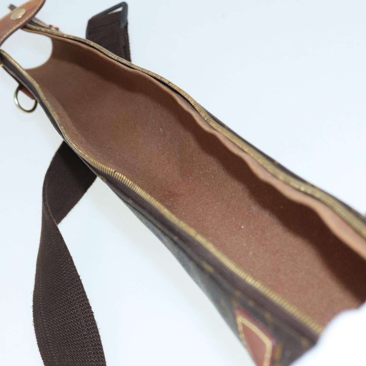Louis Vuitton Lv America's Cup Brown Canvas Clutch Bag