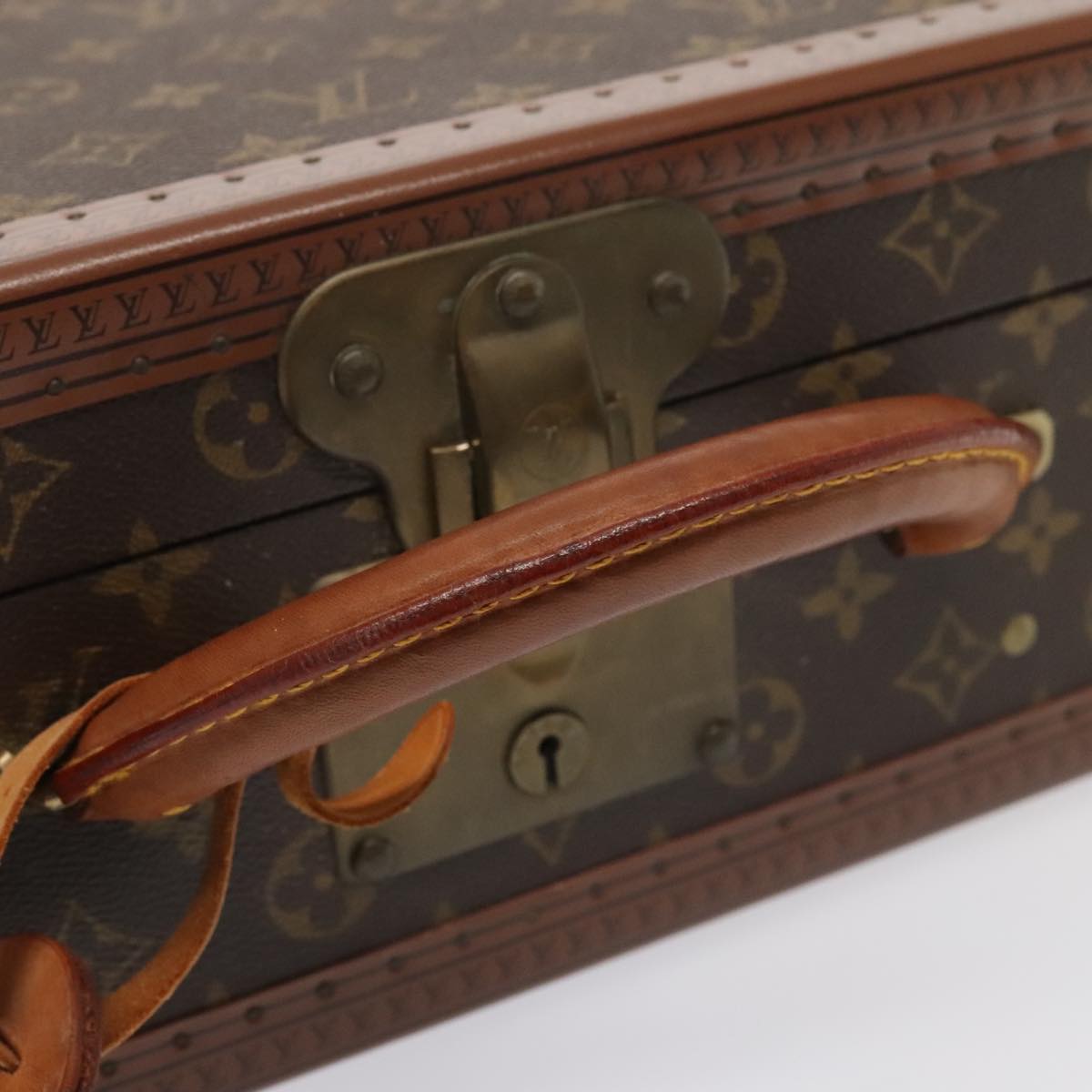 Louis Vuitton Cotteville Brown Canvas Travel Bag
