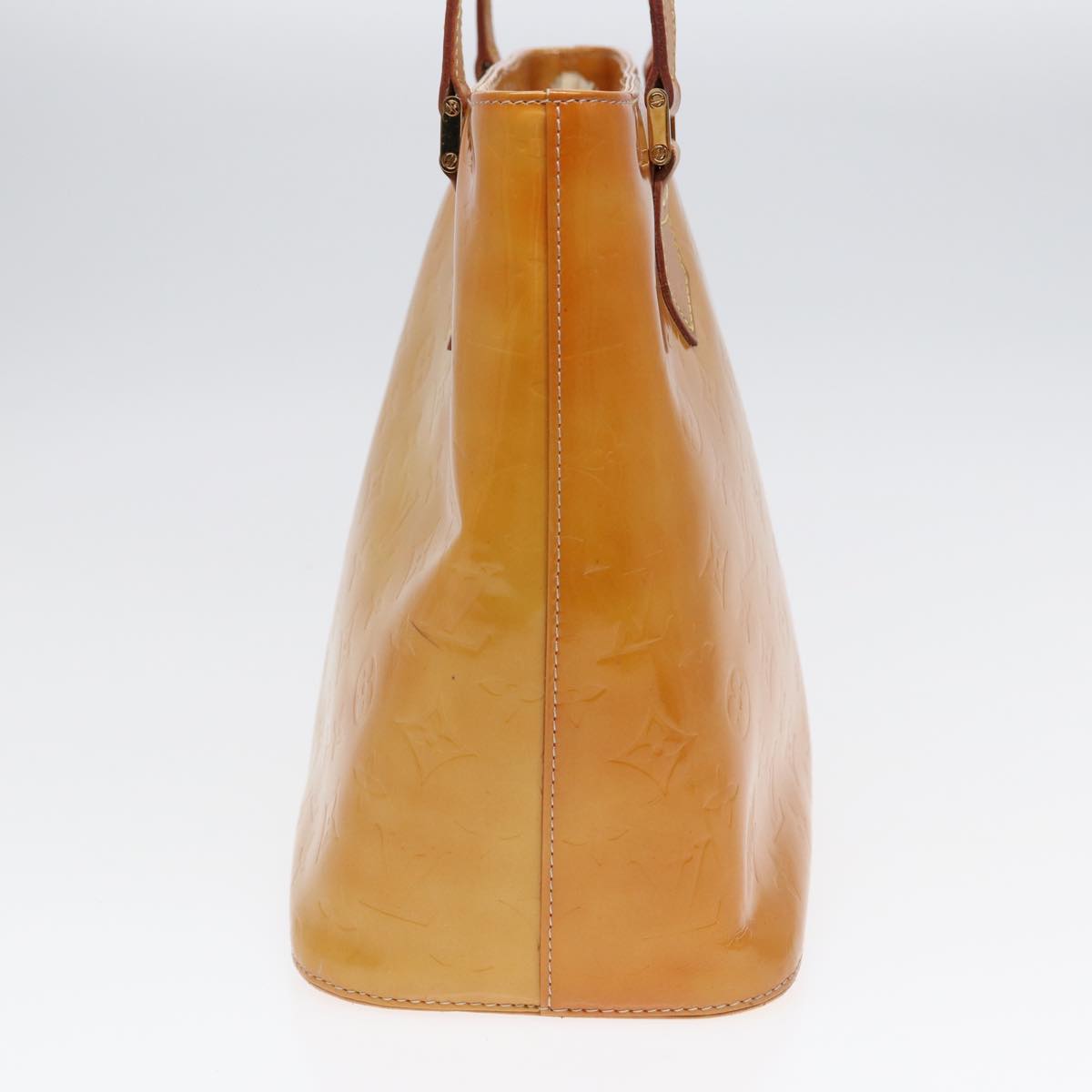 Louis Vuitton Houston Beige Patent Leather Handbag