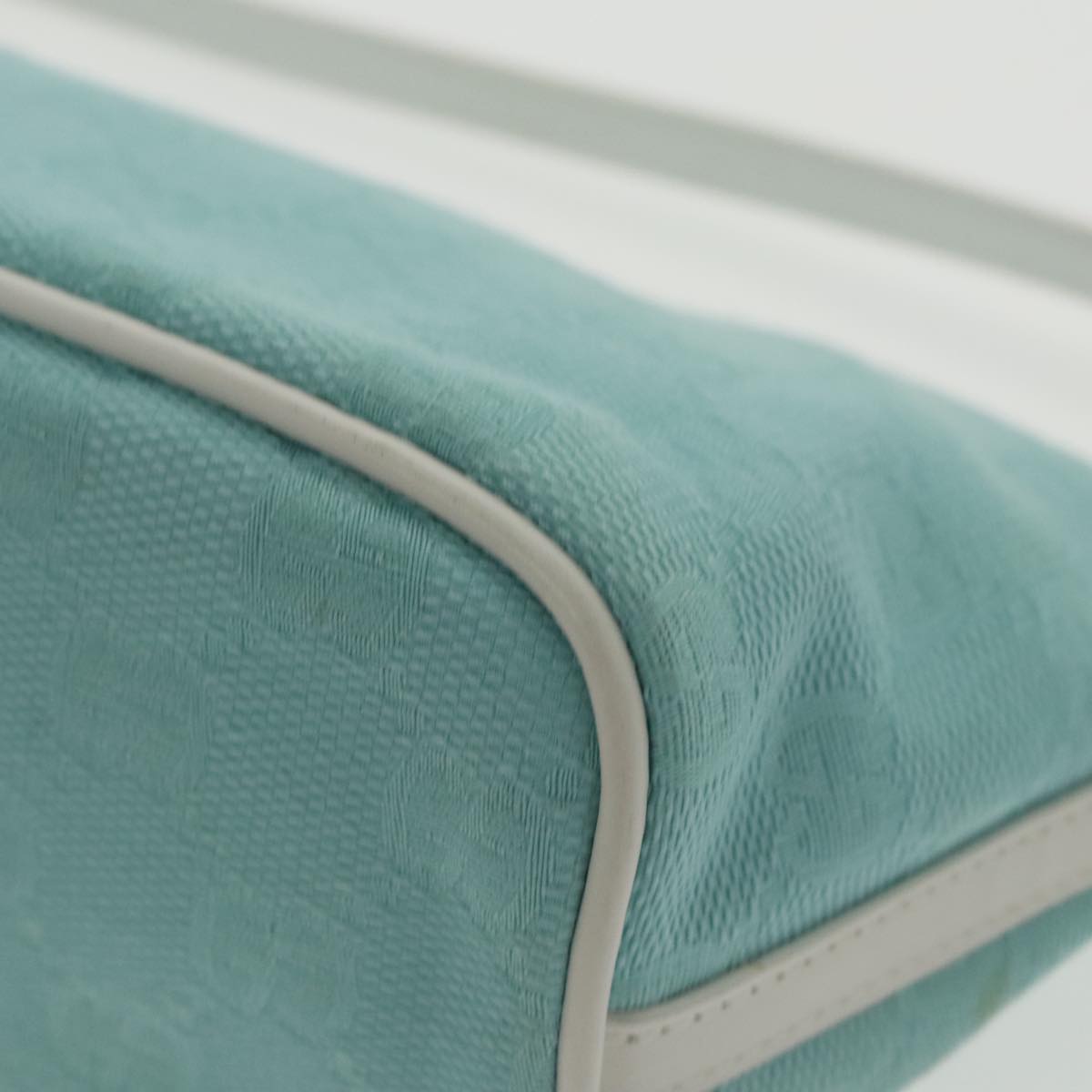 Gucci Blue Canvas Handbag