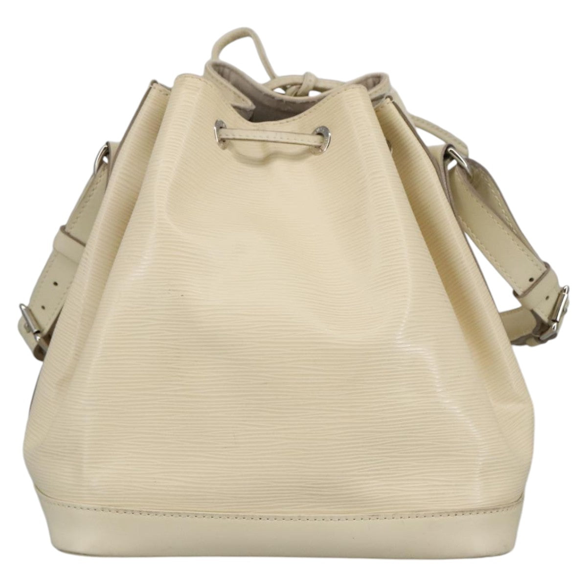 Louis Vuitton Petit Noé White Leather Shoulder Bag
