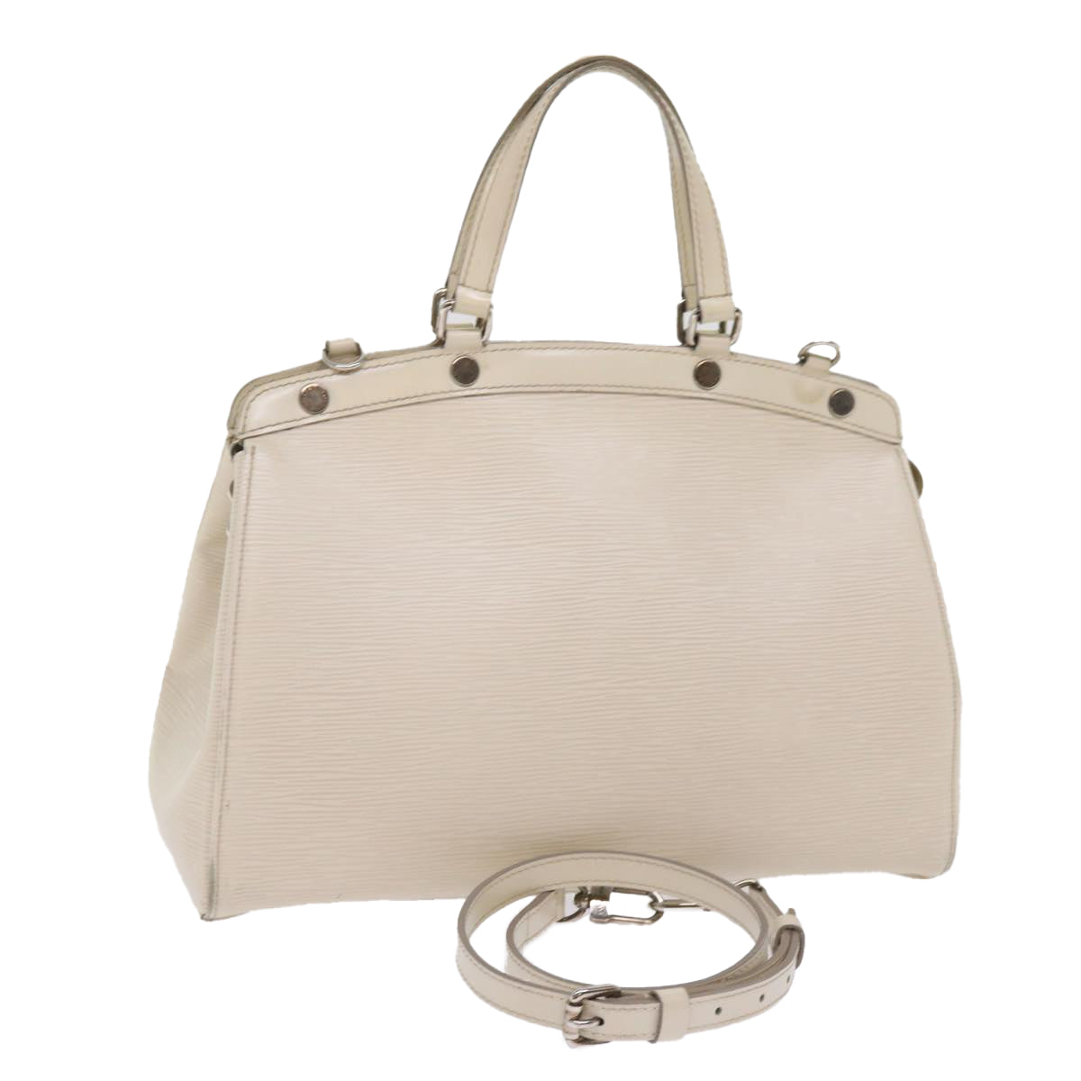 Louis Vuitton Blair White Leather Handbag