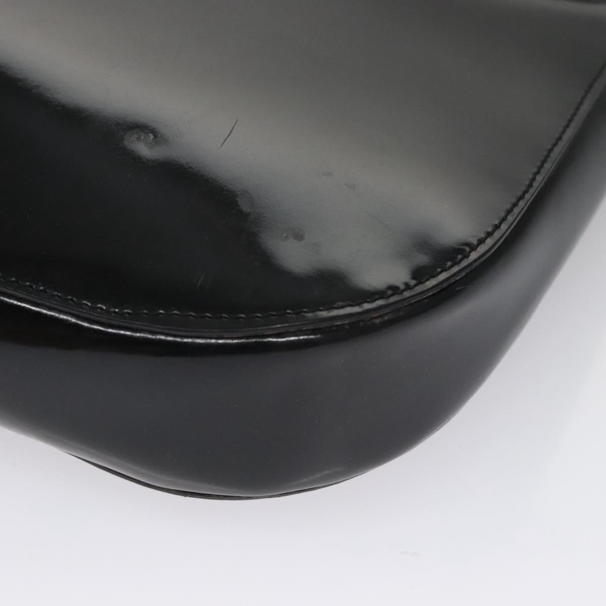 Gucci Black Patent Leather Shoulder Bag