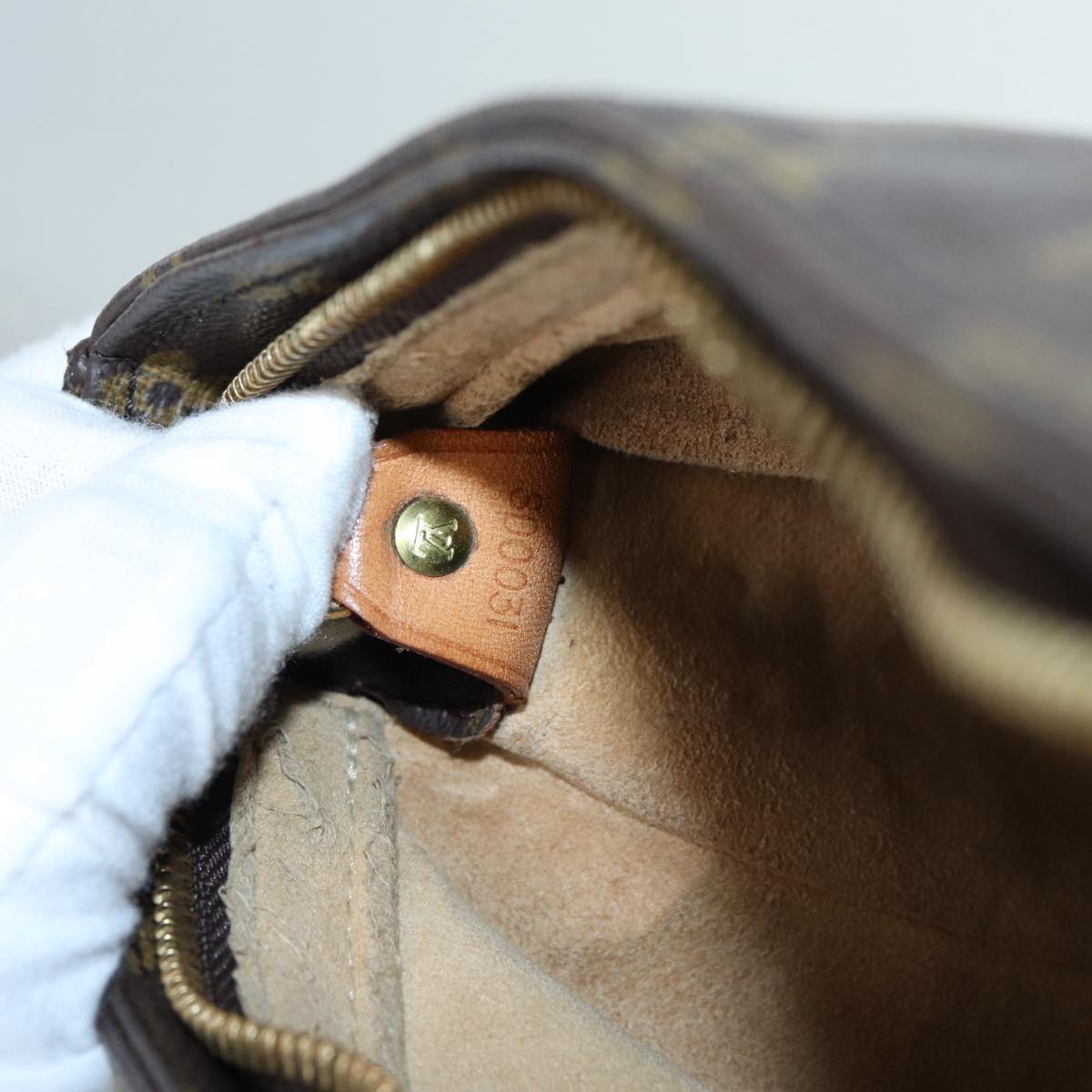 Louis Vuitton Looping Gm Brown Canvas Shoulder Bag