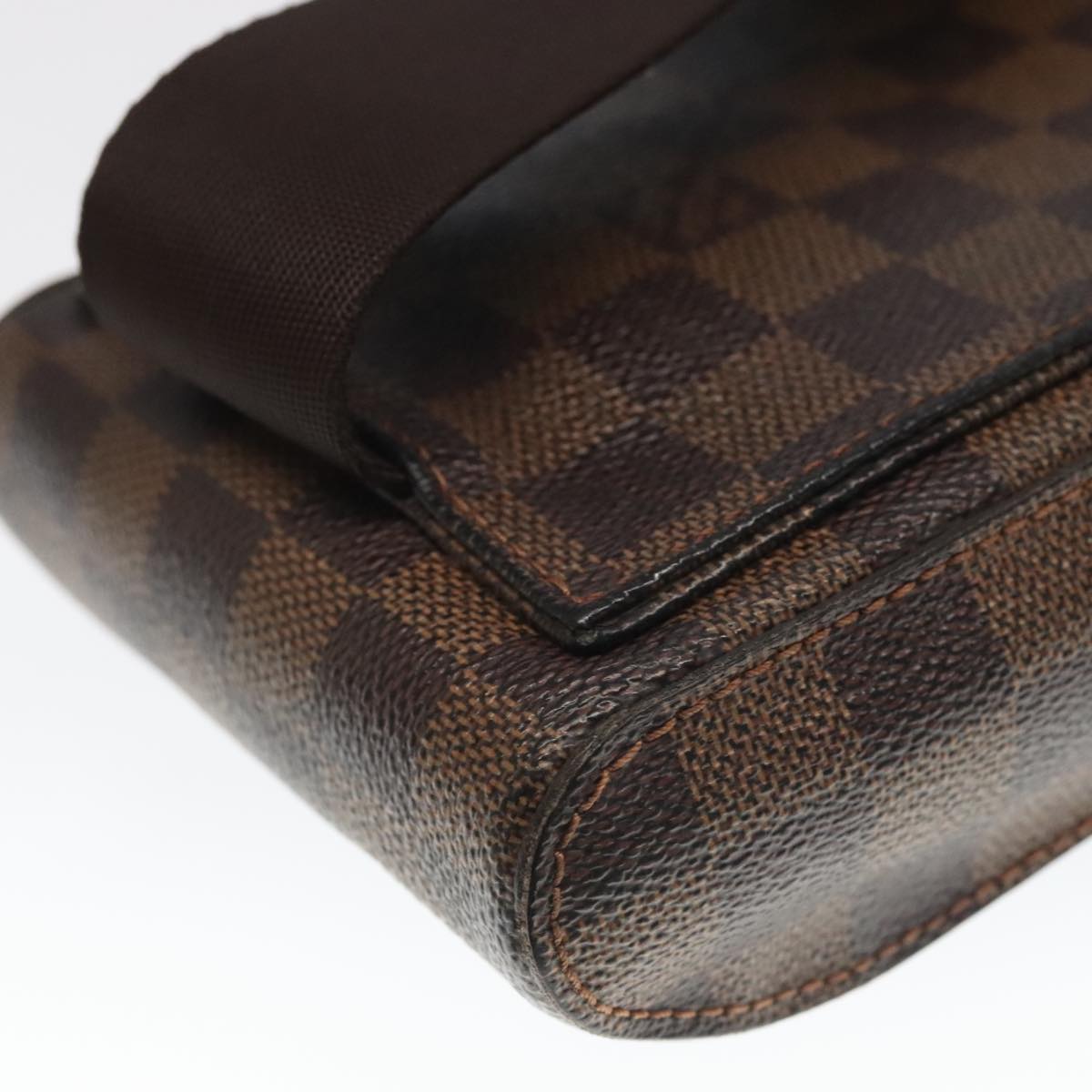 Louis Vuitton Geronimos Brown Canvas Shoulder Bag