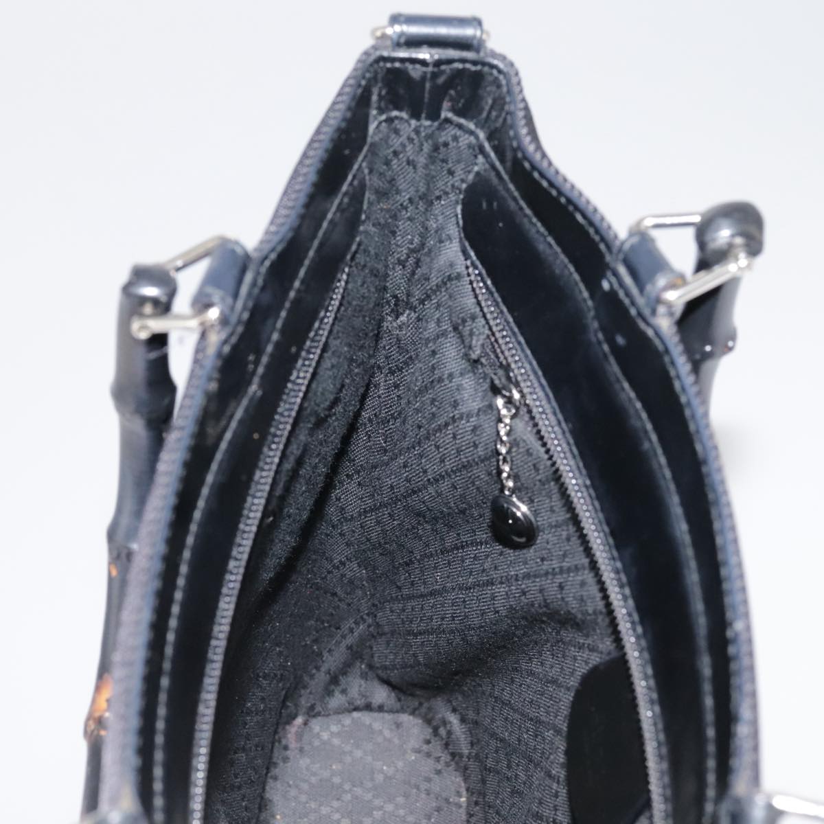 Gucci Bamboo Black Synthetic Handbag