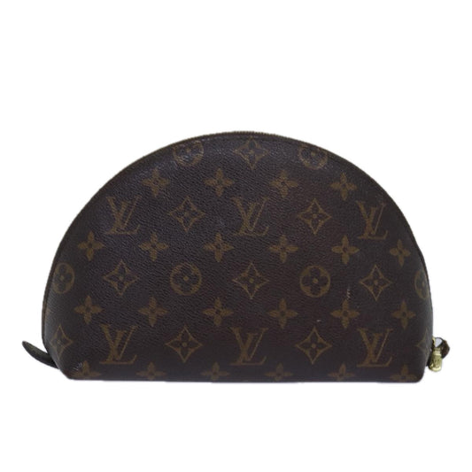 Louis Vuitton Demi Ronde Brown Canvas Clutch Bag