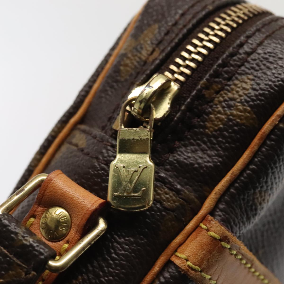 Louis Vuitton Danube Brown Canvas Shoulder Bag