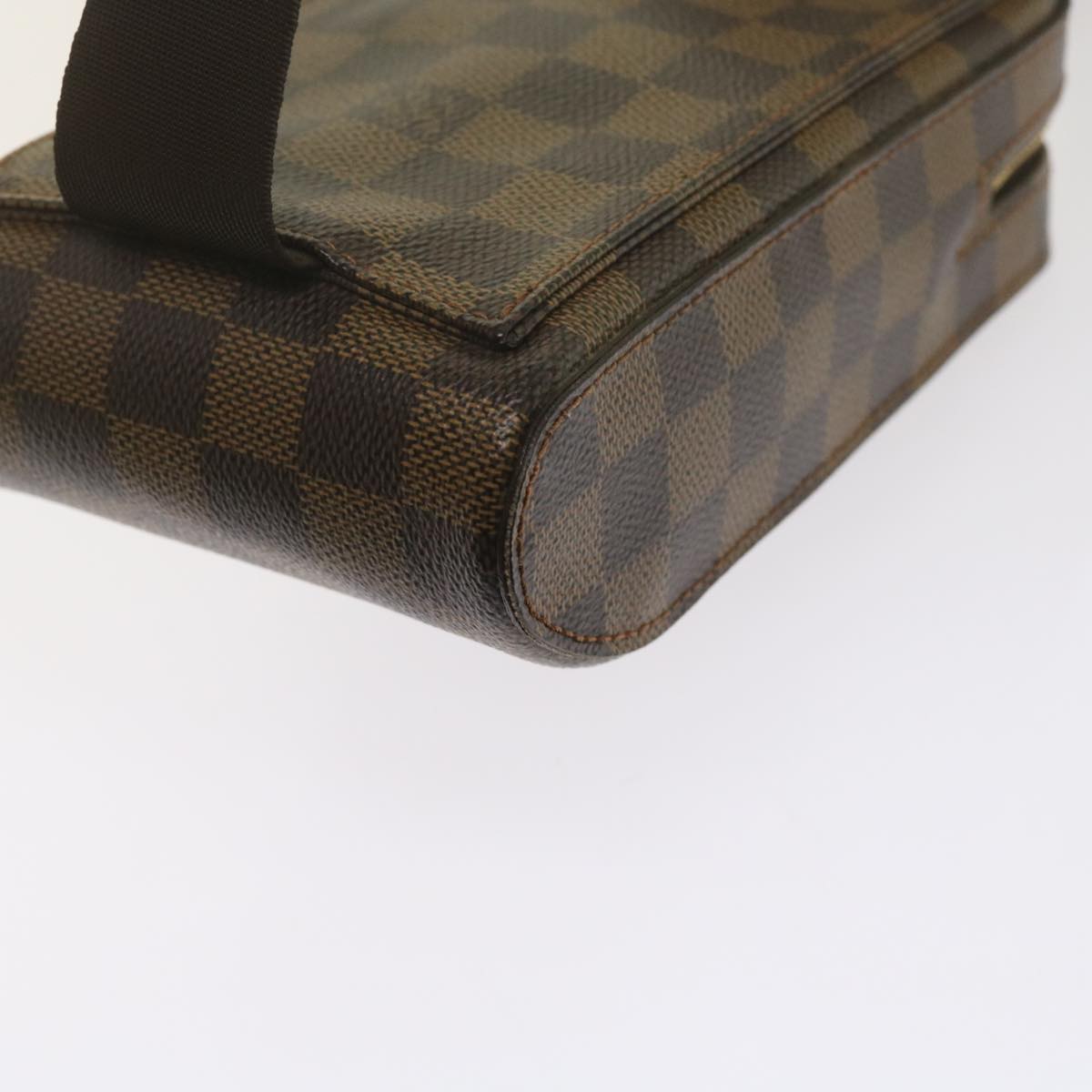 Louis Vuitton Geronimos Brown Canvas Shoulder Bag