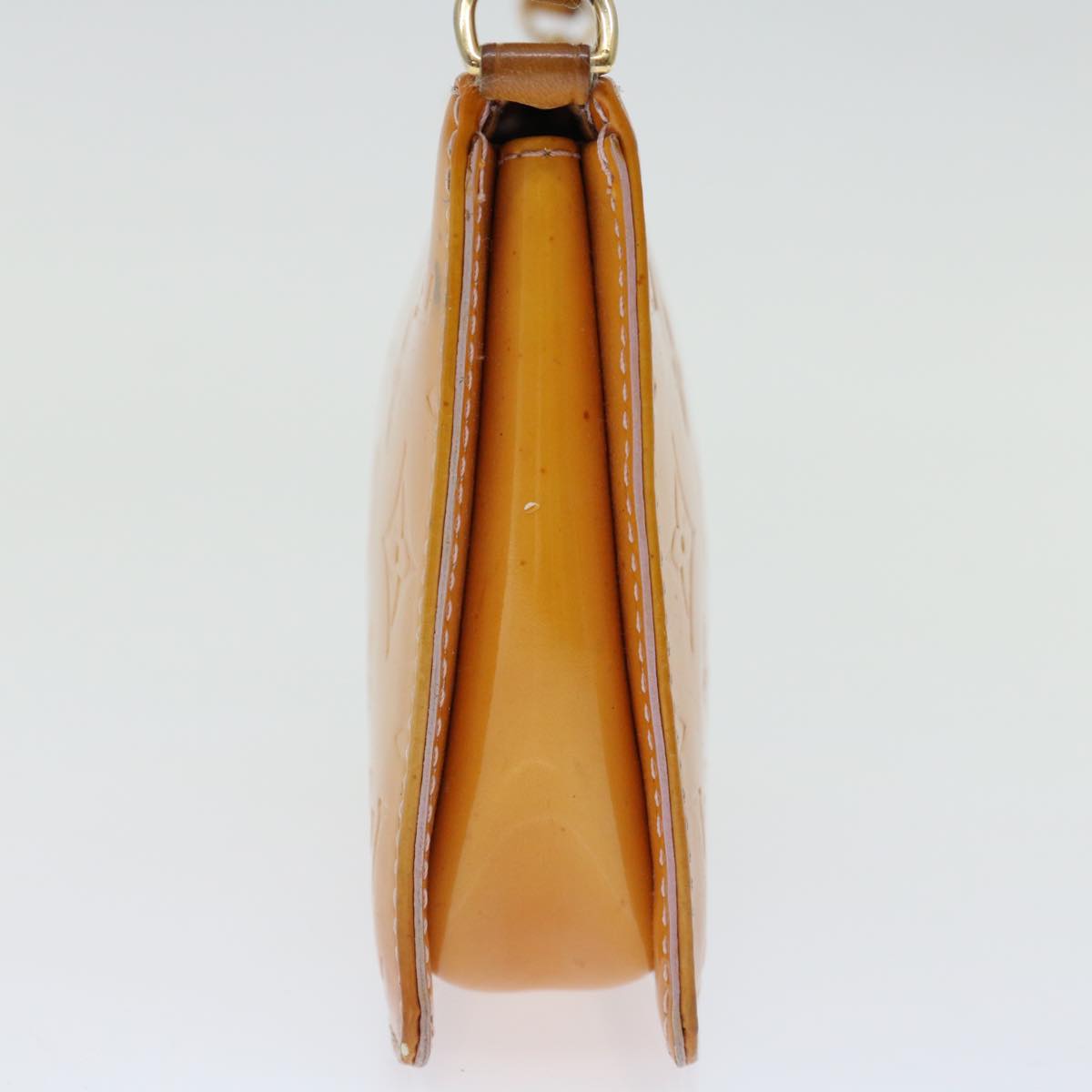 Louis Vuitton Pochette Brown Patent Leather Handbag