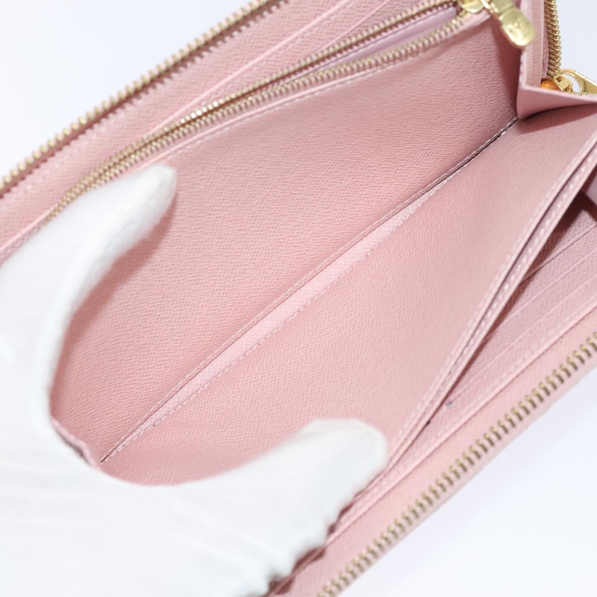 Louis Vuitton Zippy Wallet White Canvas Wallet
