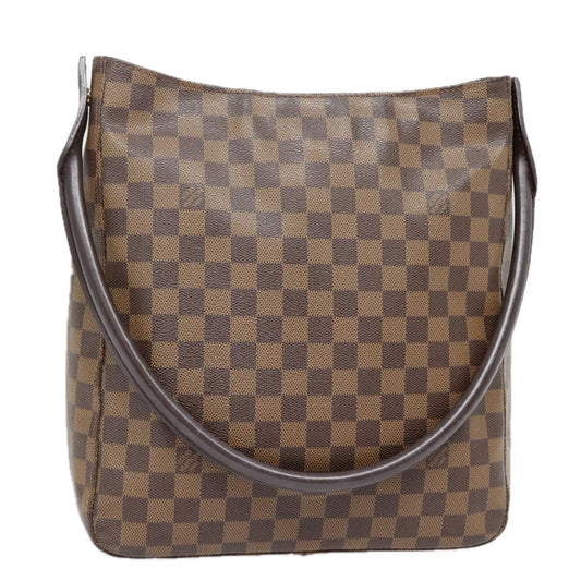 Louis Vuitton Looping Gm Brown Canvas Shoulder Bag