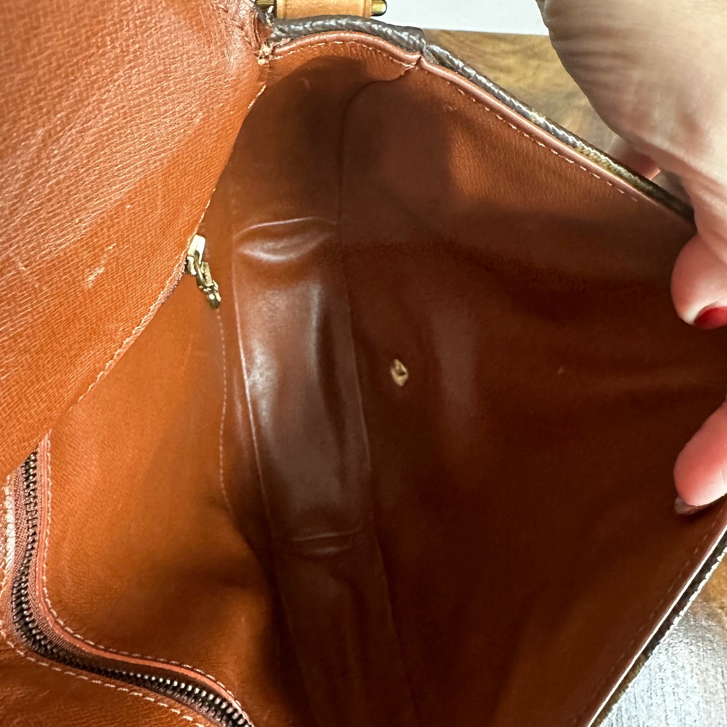The Dove Crossbody -Orvis bags LV Monogram in Vachetta
