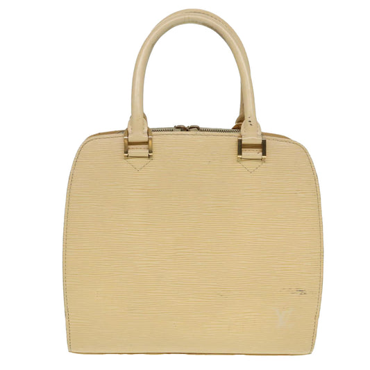 Louis Vuitton Pont Neuf Ecru Leather Handbag