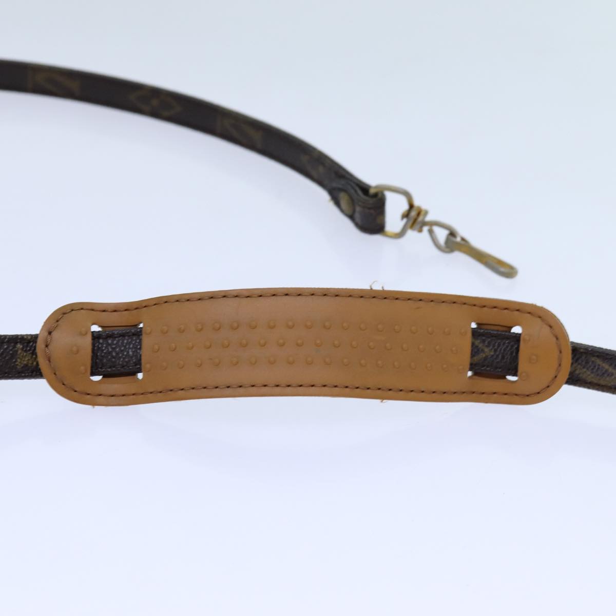 Louis Vuitton Shoulder Strap Brown Canvas Bag Jewelry