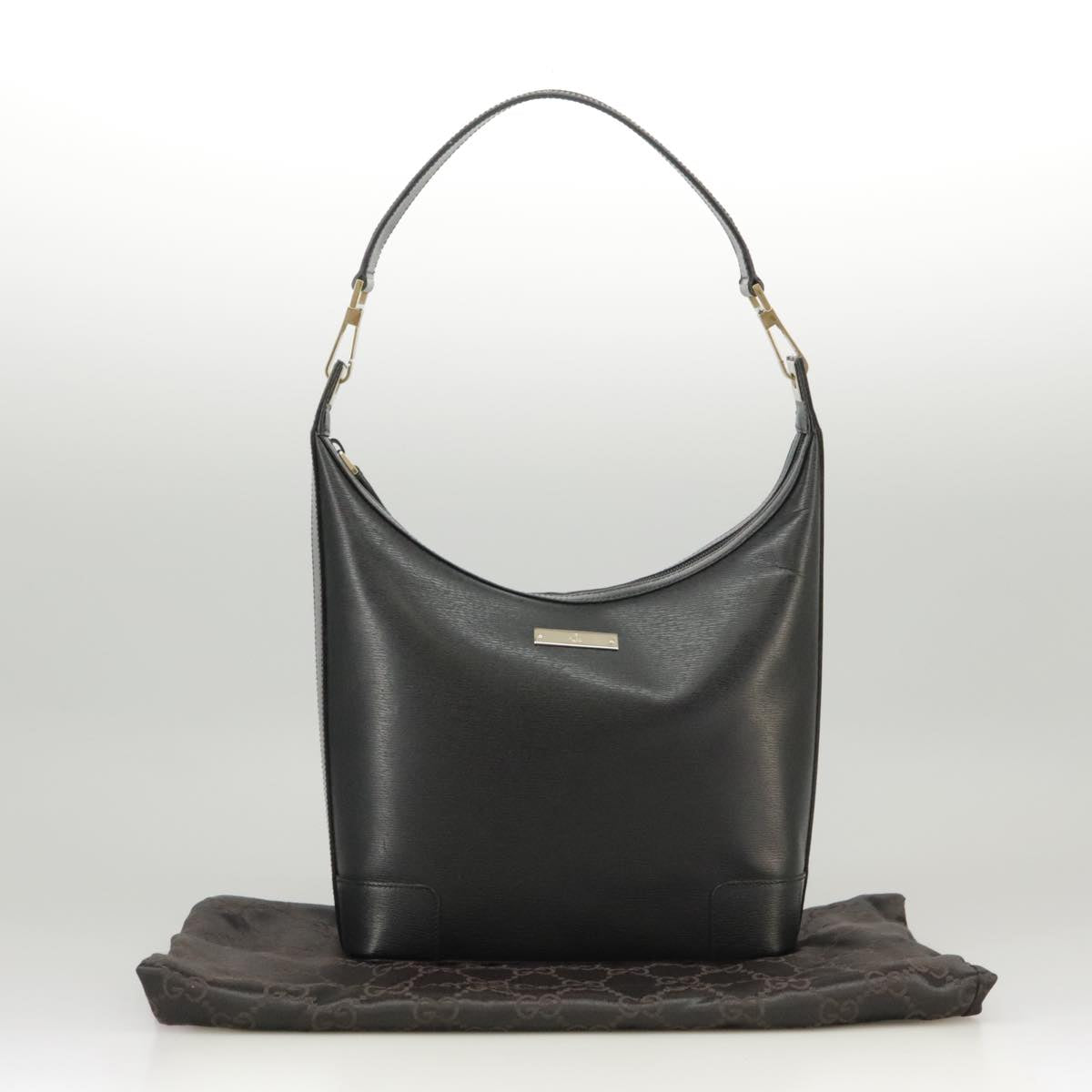 Gucci Black Leather Shoulder Bag