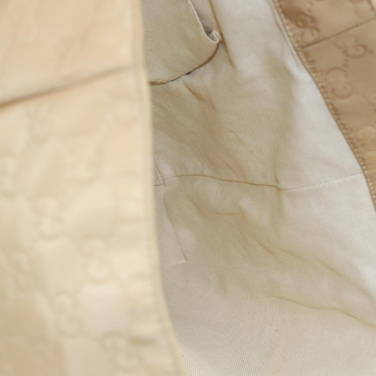Gucci Beige Canvas Tote Bag