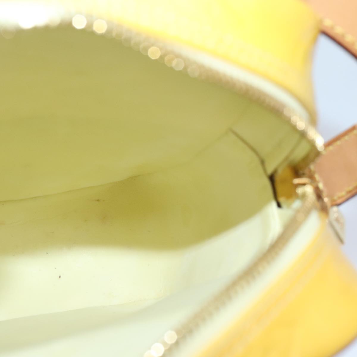 Louis Vuitton Wooster Yellow Patent Leather Shoulder Bag