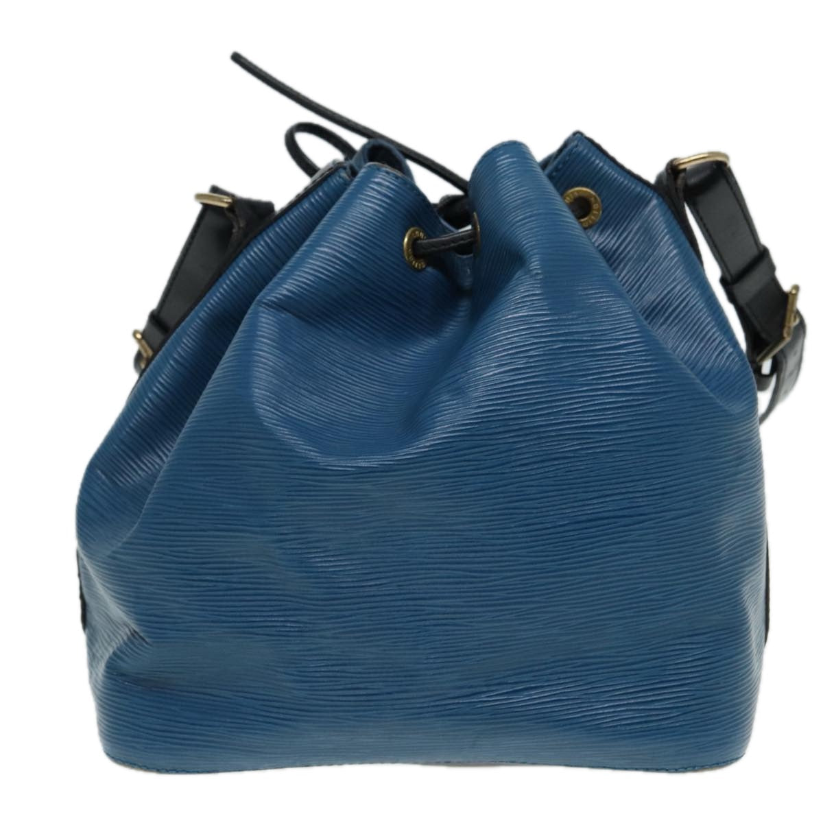 Louis Vuitton Noé Blue Leather Shoulder Bag