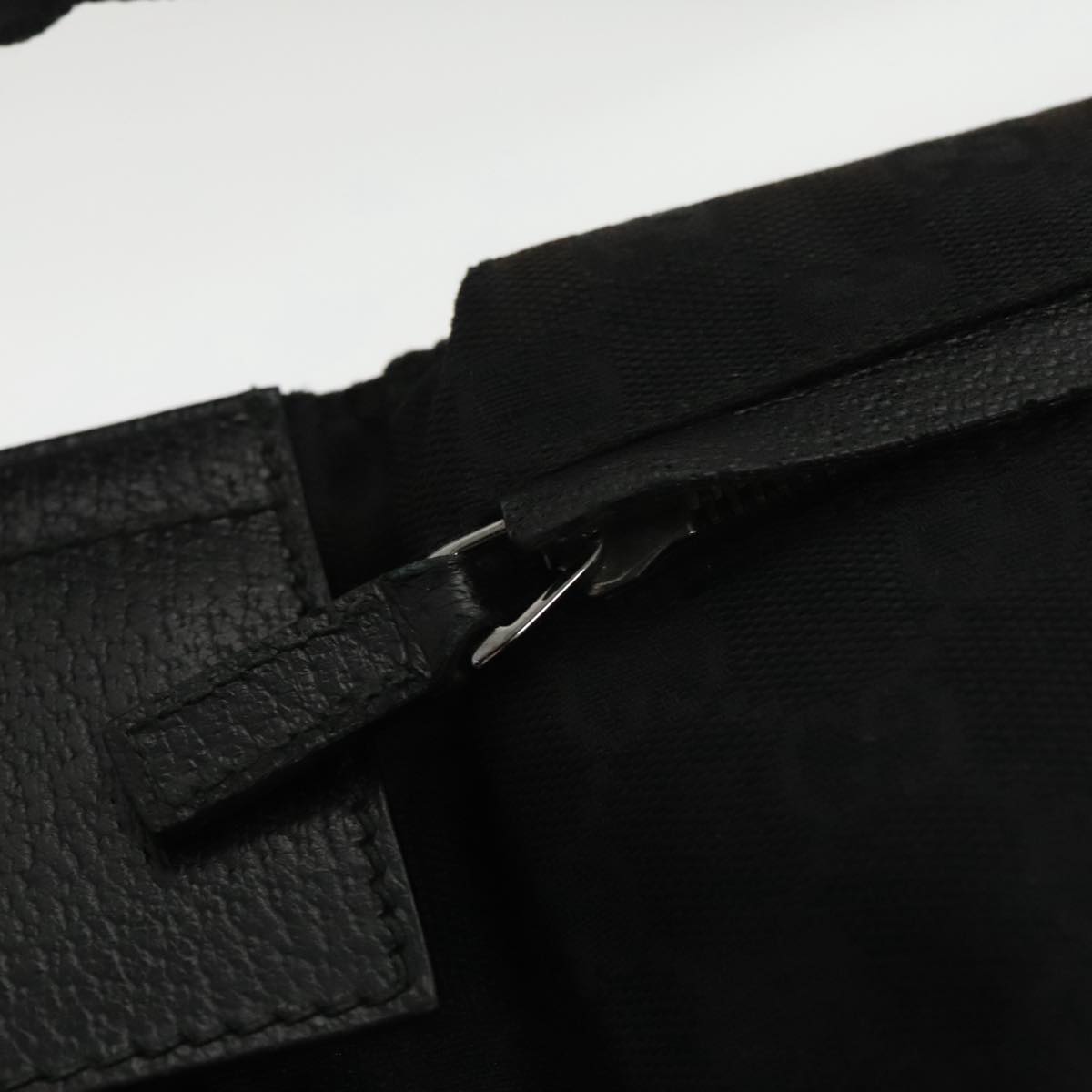 Gucci Black Canvas Shoulder Bag