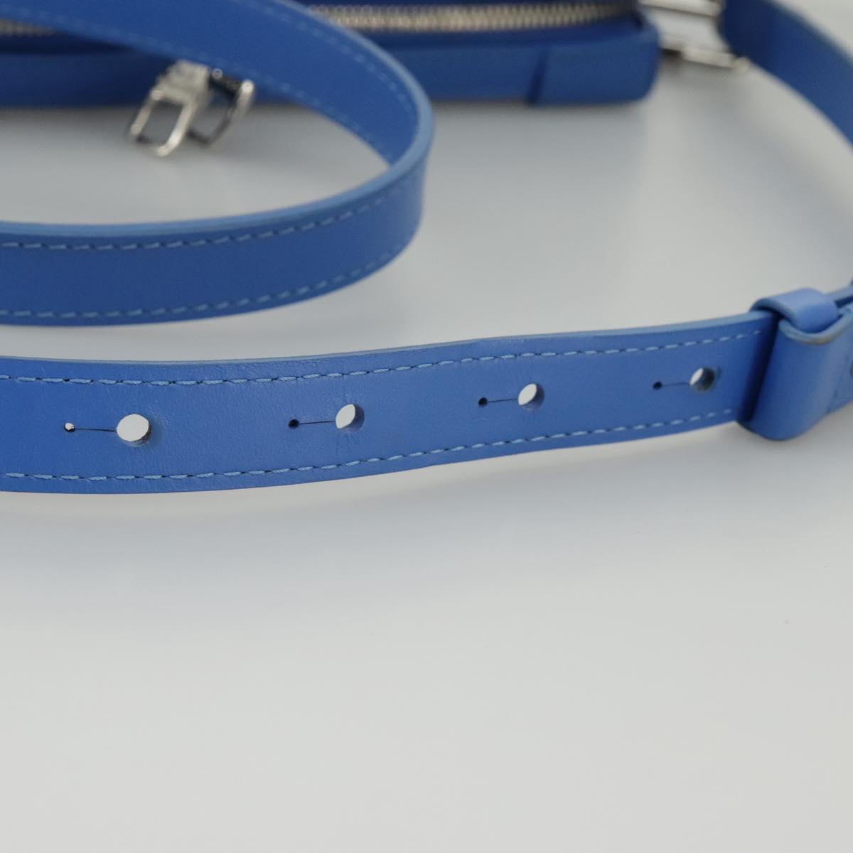 Louis Vuitton Trunk Blue Canvas Shoulder Bag