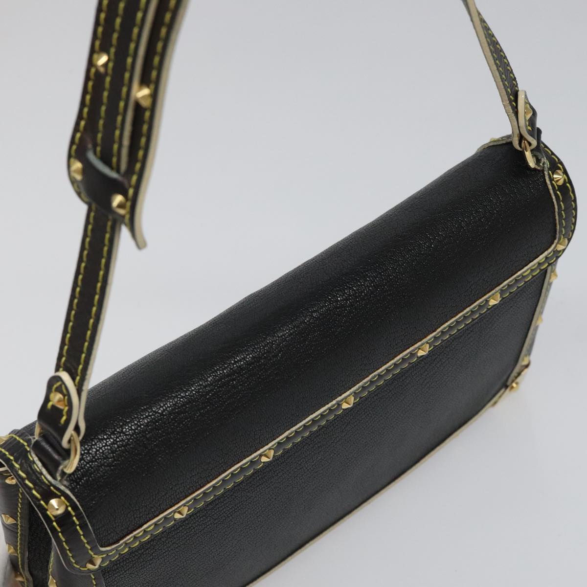 Louis Vuitton Suhali Black Leather Shoulder Bag