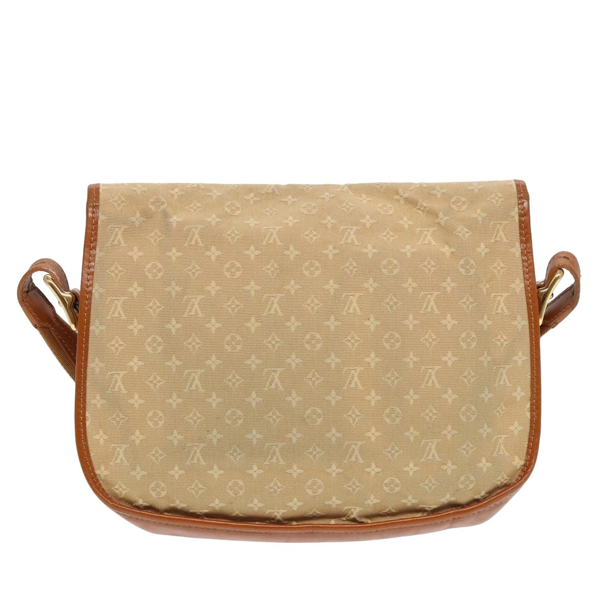 Louis Vuitton Belaia Beige Canvas Shoulder Bag