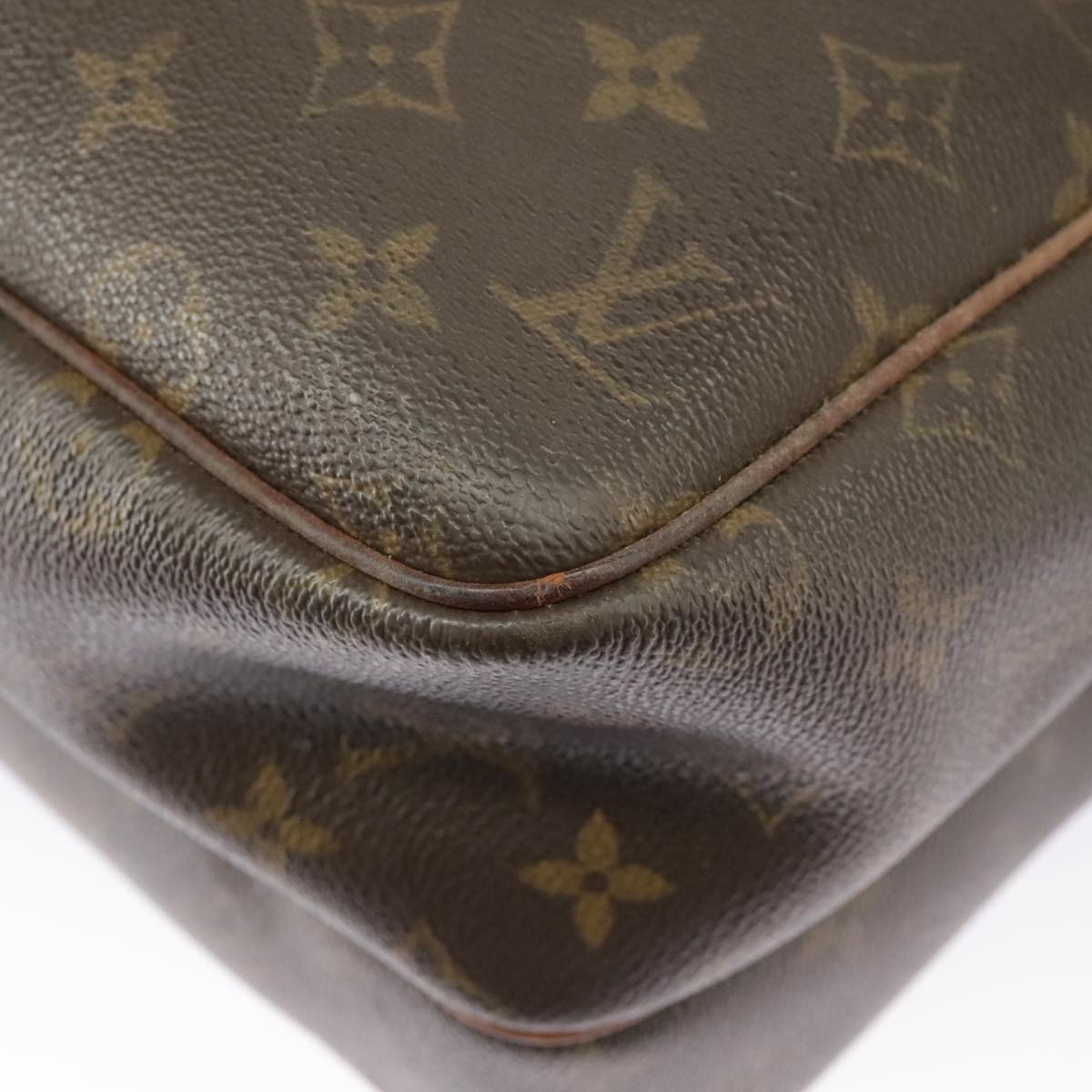 Louis Vuitton Reporter Brown Canvas Shoulder Bag