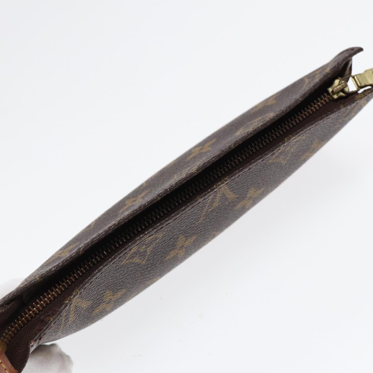 Louis Vuitton Trousse De Toilette Brown Canvas Wallet