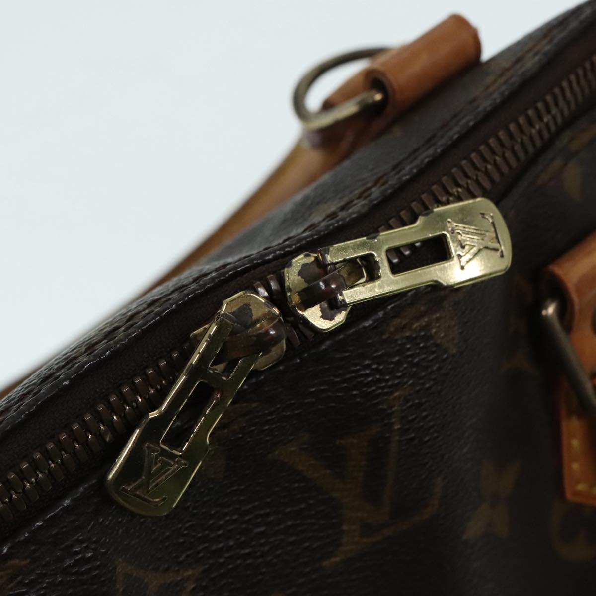 Louis Vuitton Alma Brown Canvas Handbag
