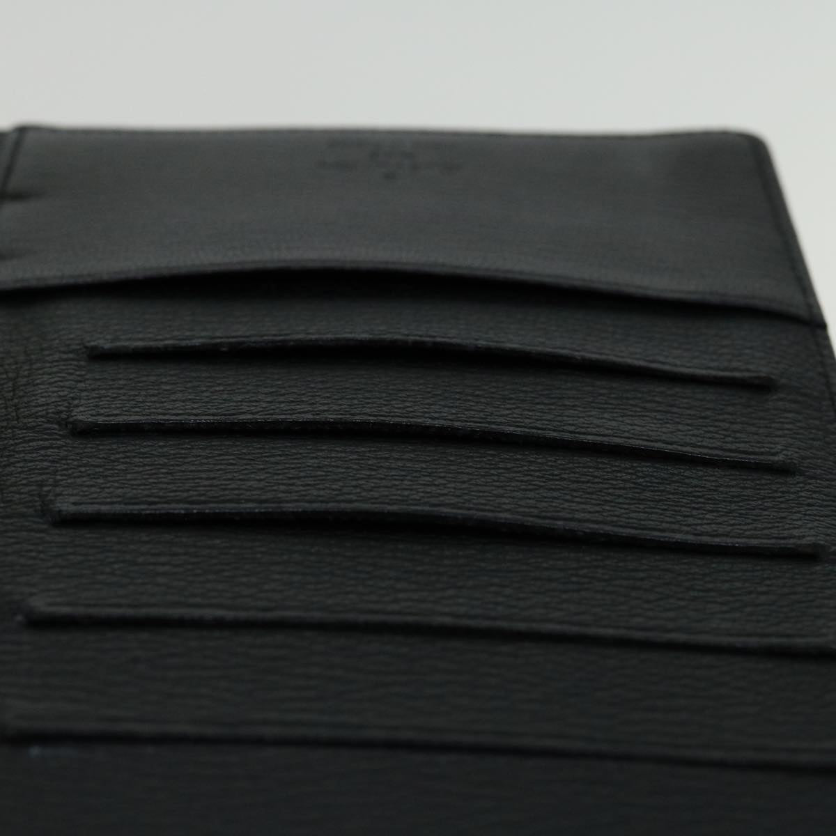 Louis Vuitton Agenda Mm Black Leather Wallet