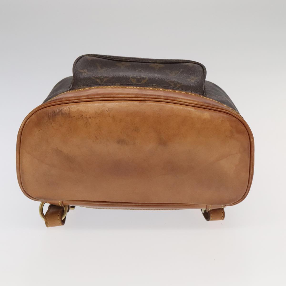 Louis Vuitton Montsouris Mm Brown Canvas Backpack Bag