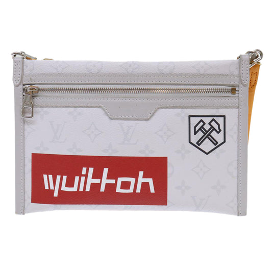 Louis Vuitton Messenger Grey Canvas Shoulder Bag