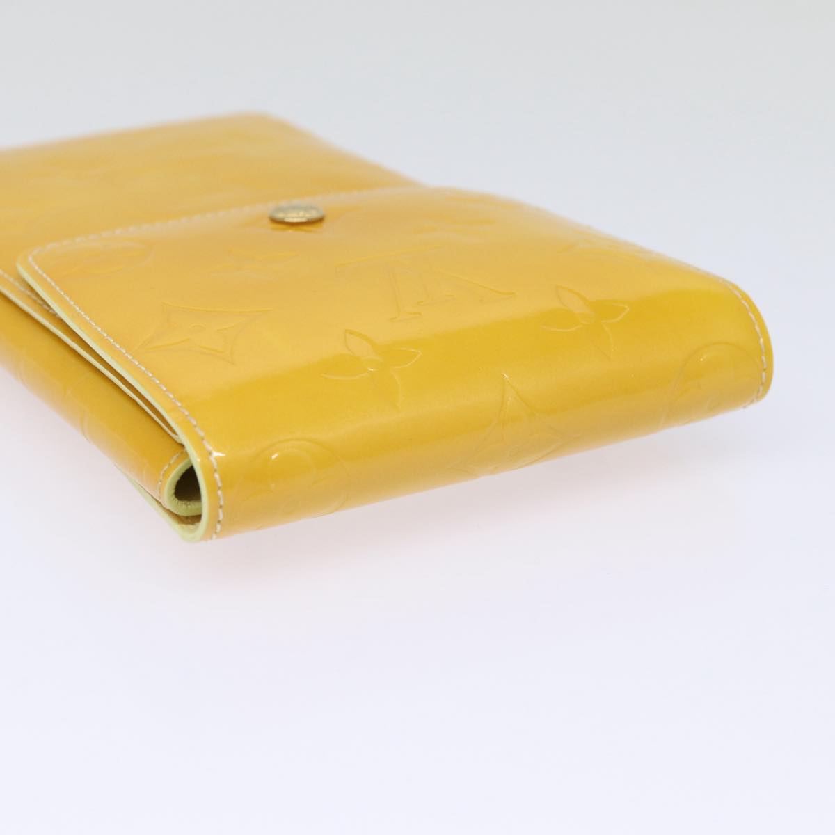 Louis Vuitton Walker Yellow Patent Leather Wallet