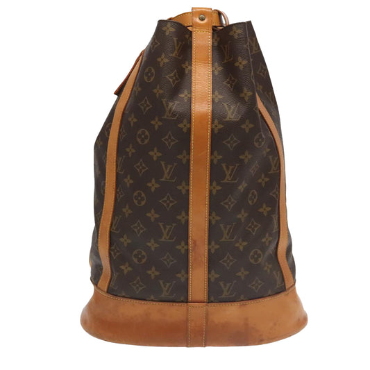 Louis Vuitton Randonnée Brown Canvas Shoulder Bag