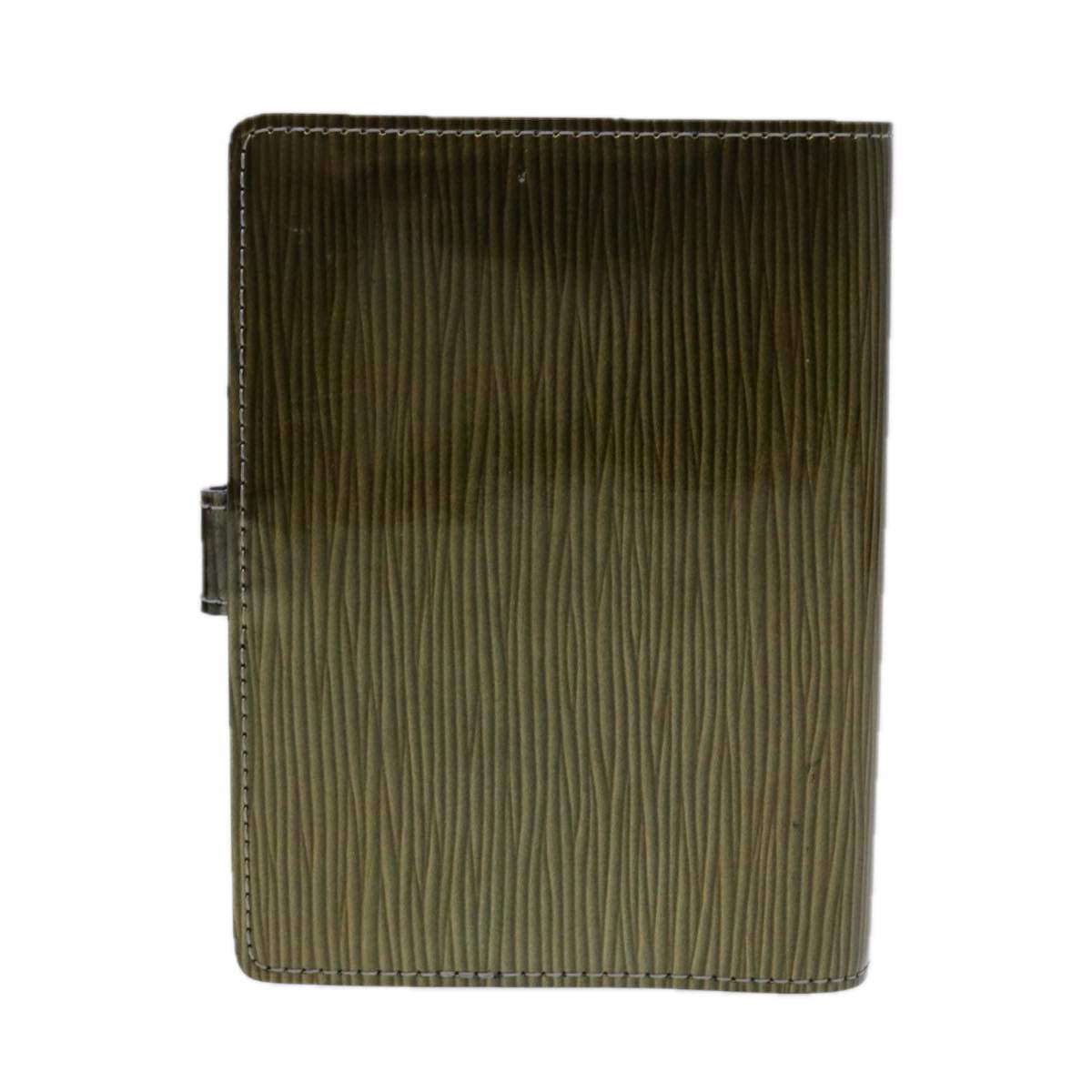 Louis Vuitton Agenda Cover Green Leather Wallet