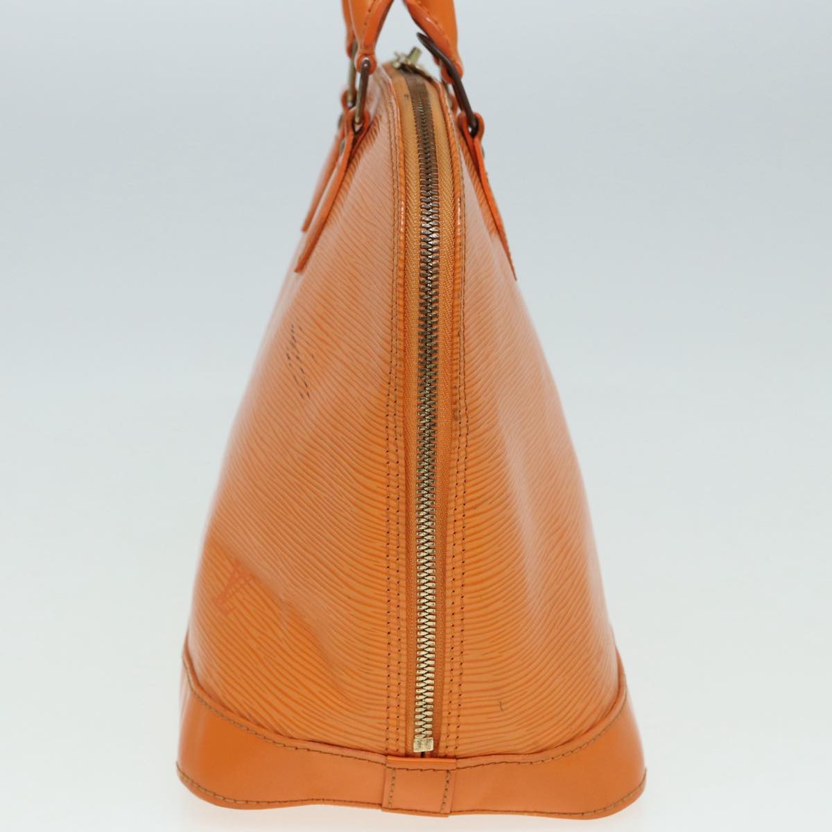 Louis Vuitton Alma Orange Leather Handbag